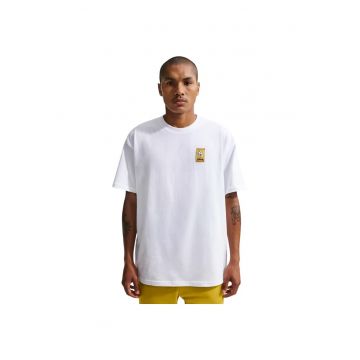 Tricou  Cafe Swoosh Van LSE 53807 - Alb