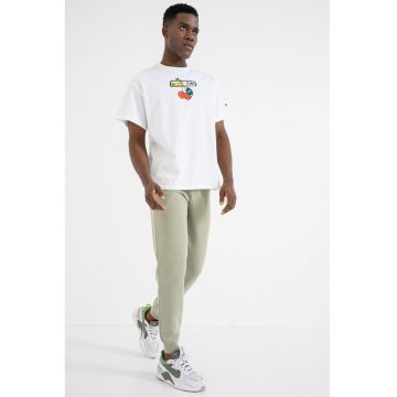 Tricou cu imprimeu grafic pentru baschet Dylan Tee III - Alb/Multicolor