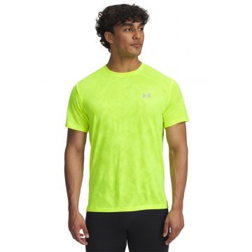 Tricou pentru alergare Launch Camo - Verde lime