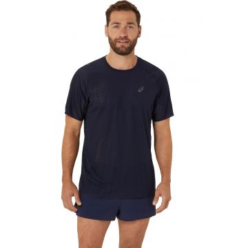 Tricou pentru alergare Metarun SS - Bleumarin