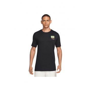 Tricou  Train Stickers 53828 - Negru