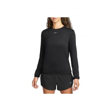 Bluza alergare dama  Dri-FIT Swift UV FW 2024 - Negru
