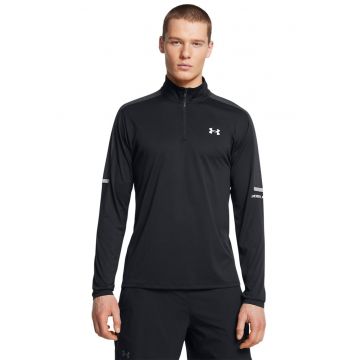 Bluza cu fenta cu fermoar pentru fitness Core+ Tech - Alb/Negru