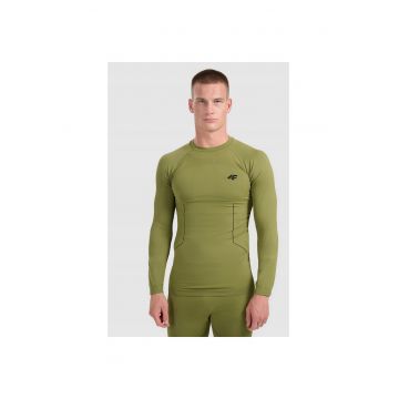 Bluza sport barbati  termica - fara cusaturi - verde - poliester