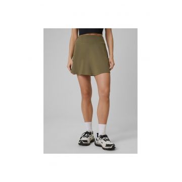 Fusta sport dama -  antrenament - verde masliniu - uscare rapida