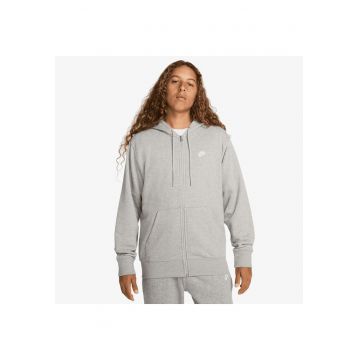 Hanorac din amestec de bumbac cu fermoar Club - Gri