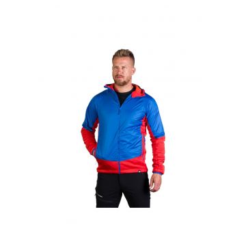 Jacheta hibrida de outdoor pentru barbati Cervino - Rosu/Albastru