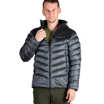 Jacheta outdoor barbati Bertram - Negru/Argintiu