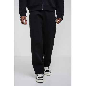 Pantaloni de trening cu snururi - pentru fitness - Negru
