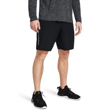 Pantaloni scurti cu logo lateral - pentru fitness Wordmark - Negru/Alb optic