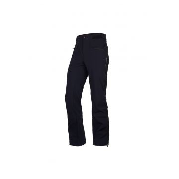 Pantaloni softshell de schi 3L BURT pentru bărbați - Negru