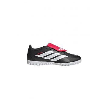 Pantofi pentru fotbal Predator Club - Alb/Negru/Roz aprins