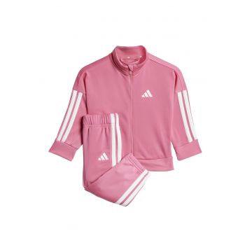 Trening cu fermoar Essentials Climacool - Alb/Roz