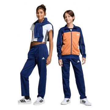 Trening cu fermoar si detalii logo - Portocaliu/Bleumarin