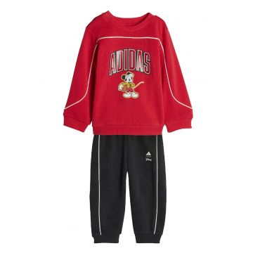 Trening cu logo si imprimeu Mickey - Rosu/Negru