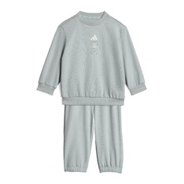 Trening din amestec de bumbac cu imprimeu grafic pe spate - Verde pal