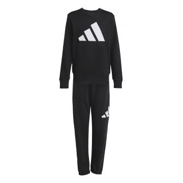 Trening din amestec de bumbac cu logo - Alb/Gri antracit