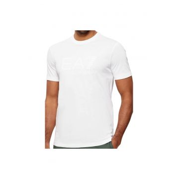 Tricou  EA7 Train Core Id M Big Logo S 55475 - Alb