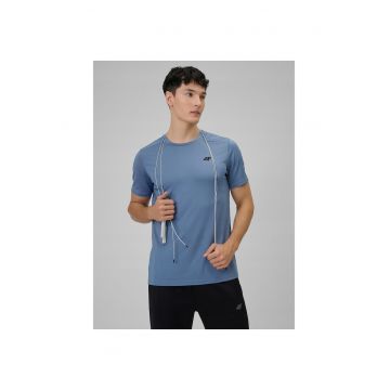 Tricou sport pentru barbati  uscare rapida - sintetic - bleumarin