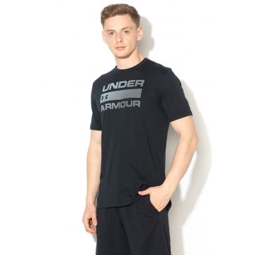 Tricou Team Issue Wordmark - Negru/Gri cenusiu