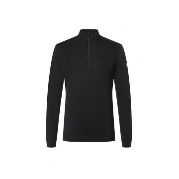 Bluza de corp  TUNDRA175 ZIP 1/4 pentru barbati - negru - Negru
