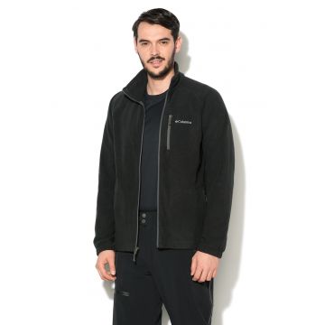 Bluza din fleece cu fermoar - pentru trekking Fast Trek II - Gri antracit