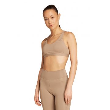 Bustiera pentru antrenament All Me Essentials - Bej deschis