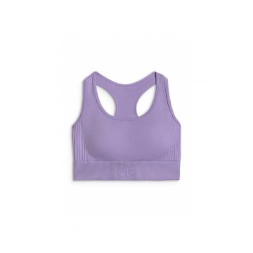 Bustiera sport dama -  cu uscare rapida - violet