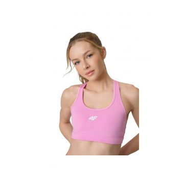 Bustiera sport dama RSS26USBAF270-56S - 4F - Poliester - Roz