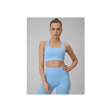 Bustiera sport dama  uscare rapida - albastra