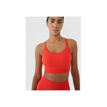 Bustiera sport  suport redus - elastan/sintetic - rosu