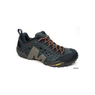 Ghete trekking barbati Intercept J559593 -  Piele nabuc - Bleumarin - Gri antracit