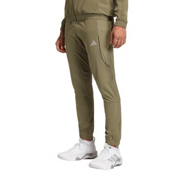 Pantaloni slim fit pentru fitness Tech - Verde sparanghel