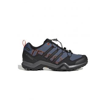 Pantofi cu Gore-Tex pentru drumetii Terrex Swift - Negru/Portocaliu/Albastru inchis