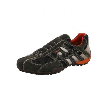 Pantofi sport barbati  Snake - Material textil - Negru - Negru