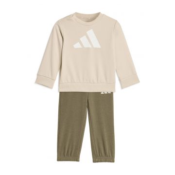 Trening cu imprimeu logo contrastant - Verde masliniu/Crem