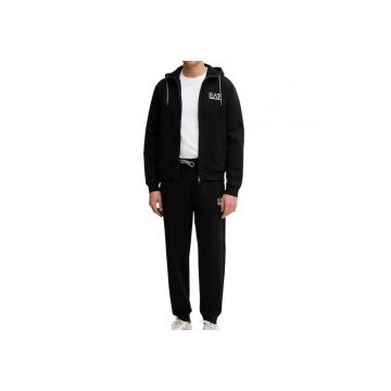 Trening  EA7 Train Visibility M T-Suit Hood 55330 - Negru