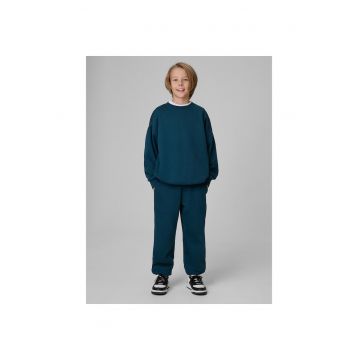 Trening lifestyle baieti  tricot - turcoaz