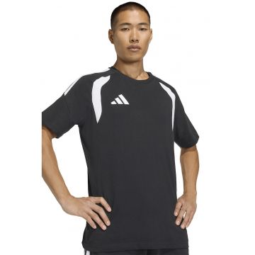 Tricou cu detalii contrastante pentru fotbal Tiro26 League - Alb/Negru