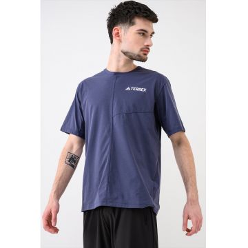 Tricou pentru drumetii Terrex - Albastru petrol
