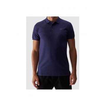 Tricou polo barbati  bleumarin - bumbac 100% - stil sportiv -