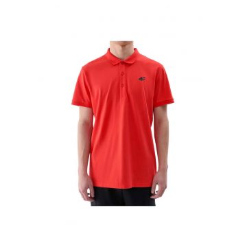 Tricou polo barbati  rosu - bumbac - elastic