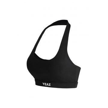 Bustiera cu burete detasabil - pentru fitness Mission - Negru