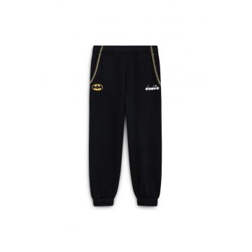 pantaloni copii Superheroes - bumbac - negru - XXL