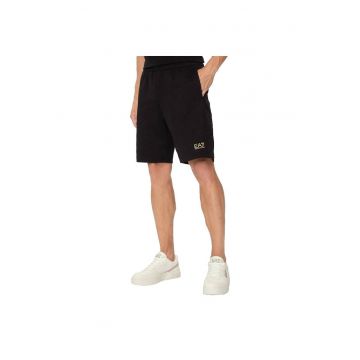 Pantaloni sport barbati -  negru - bumbac -