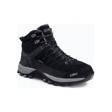 Pantofi de trekking -  Piele - Negru/Gri - Negru/Gri