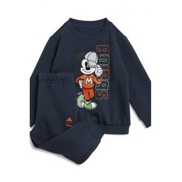 Trening cu imprimeu Mickey Mouse - Albastru ultramarin/Portocaliu mandarina/Alb optic