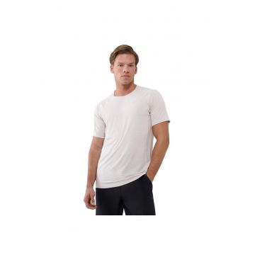 Tricou Antrenament Barbati  Slim Fit Crem - Uscare Rapida - Tehnologie 4FDry - Marimi S-XXL