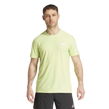 Tricou cu decolteu rotund pentru alergare - Verde lime