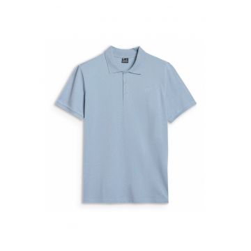 Tricou Polo Barbati 4F Sportstyle - Albastru - Bumbac 100% - Comfort si Durabilitate - Marimi S-XXL - Sezon Primavara-Vara SS25
